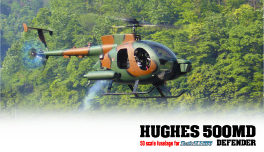 50 Scale Body - HUGHES 500MD DEFENDER [0403-948]