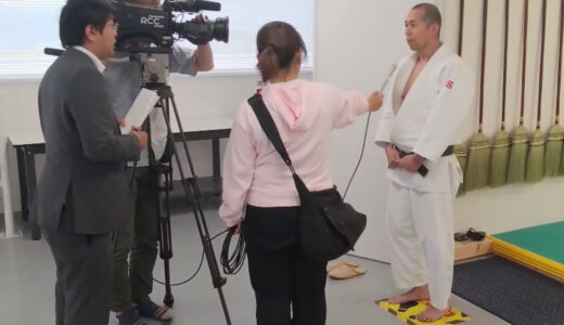 テレビ局の取材を受けました